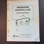 Norelco Continental "100" 3585 Reel-to-reel Player/recorder Service Manual. Fixed Price $9.99.