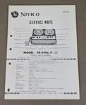 Jvc Nivico Model TR-541U,B,Z Service Note D-3136. Fixed Price $54.95.