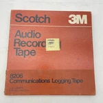 Vintage Scotch 8206 10.5" Reel-to-reel Tape 1/4IN 3600FT 3M Untested. Fixed Price $34.99.