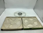 3 Sony And Grundig 7" X 1/4" Empty Plastic Take-up Reels For Reel-to-reel Tape. Fixed Price $24.99.