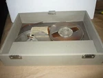 Vtg Webcor Compact Portable To Recorder CP2500-1 Lid Cover + Reels. Fixed Price $34.50.