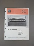 Dual TG-27 Service Manual D-1612. Fixed Price $64.95.