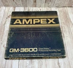 Used Ampex GM-3600 Metal Reel With Tape Original Box. Fixed Price $39.95.