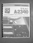 One New Copy Teac A-2340 Reel To Tape Deck Recorder Owner S Manual. Fixed Price $28.95.