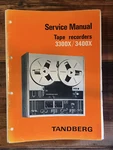 Tandberg Model 3300X 3400X Reel To Service Manual *original*. Fixed Price $39.97.