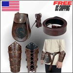 Viking Faire Belt Accessoriesren Renaissance Medieval Set, Brown. Fixed Price $36.97.