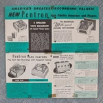 Vintage Pentron Portable Tape Recorders & Components 9T-3M HFP-1 PRE-7 PDM-1. Fixed Price $10.55.