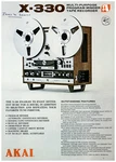 Akai X-330 Reel To Dealer Data / Spec Sheet Brochure *original*. Fixed Price $19.97.
