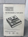 Vintage Instruction Manual Truvox Series 90 Tape Recorder Unit Reel To Retr. Fixed Price $7.24.