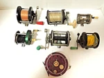 Vintage Of (7) Fishing Reels - Penn, Ocean City, South Bend, Union, Shakespear. Fixed Price $24.95.