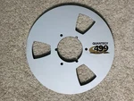 Quantegy 10.5" Take Up Reel For 1/4" Tape With Box. Fixed Price $38.00.