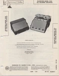 1963 Silvertone 2234 Reel Tape Recorder Player Service Manual Photofact. Fixed Price $8.99.