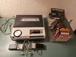 Vintage/antique Aiwa TP-708 Magnetic Tape Recorder W/2 Microphones, Earbud &.... Fixed Price $170.00.
