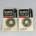 Scotch Brand 1/4" Leader Timing Tape No. 24 - Pkg. Of Two 100" Long Rolls.. Fixed Price $19.99.