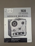 Roberts 1630 Track Stereophonic Tape Recorder Service Manual D-1024. Fixed Price $64.95.
