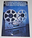 Pioneer RT-909 Open-reel Poster 19" X 13" Silver Legend! Audiophile Deck. Fixed Price $22.00.