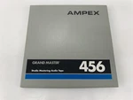 Ampex Grand 456 Studio Mastering Tape 1/4" 2500' 10.5" Metal Reel. Fixed Price $65.00.