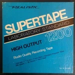 Realistic Supertape High Output 1200' 7" Reel Studio 1.5 Ml Rare Vhtf Lab. Fixed Price $33.88.
