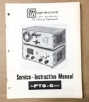 Magnecord PT6-6 Series Tape Recorder Instruction Manual *original* #1. Fixed Price $24.97.