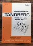 Tandberg Model Tape Recorder Service Manual *original*. Fixed Price $39.97.