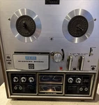Akai 1730D-SS Quad Reel To W/ Wood Case Powers On Spins Needs Service. Fixed Price $179.99.