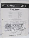 Craig 2614 Service Manual Portable Cassette Recorder Specifications. Fixed Price $14.95.