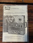Vintage Roberts Reel-to-reel Tape Deck Manual For Model 192. Fixed Price $20.00.