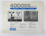 Vintage Akai 4000DS Mk-ll Reel-to-reel Stereo Tape Deck Operator Manual. Fixed Price $13.59.