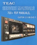 Teac Service & Owners Manuals, Custom Collection Audio Repair Hifi, Computer Dvd. Fixed Price $12.97.