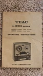Vintage Teac A-4000S Series Operating Instructions. Fixed Price $12.00.