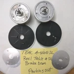 Teac A-4010SL Reel To Table Brake Drum And Sheet Metal Set -parting Out. Fixed Price $64.00.