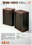 Akai SW-150 Speaker Dealer Data / Spec Sheet Brochure *original*. Fixed Price $14.97.