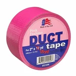 Signature Crafts Fashion Duct Tape Solid Pink DT215PK 15YARDS 1.88 Inches Wide,. Fixed Price $10.38.