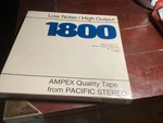 Ampex Low Noise /high Output Tape 1800. Fixed Price $10.95.
