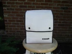 Vintage Sony TC-910 Tape Recorder Carry Case Bag Protective Cover White Black. Fixed Price $22.00.