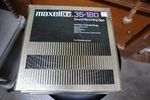 Maxell Ud 35-180 Sound Recording Tape 3600 10.5IN Reel New Old Stock. Fixed Price $115.00.