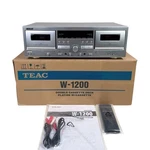 Teac W-1200 Double Cassette Deck Ig Logic Transport W/ Remote Tested Jp MA05 6.0. Fixed Price $394.18.