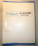 Original Teac A-4070G Service Manuals W/ Schematics Not Copy Ex. Fixed Price $24.99.