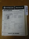 Hitachi TRQ-35 Service Manual Original Repair Book Cassette Tape Recorder. Fixed Price $19.98.