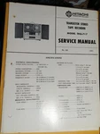 Hitachi TRQ-717 Service Manual Transistor Stereo Tape Recorder Original. Fixed Price $24.99.