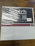 3M Scotch 200 1/4" X 2400 Ft Professional Audio Magnetic Tape Reel New Sealed. Fixed Price $25.00.