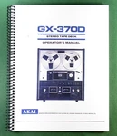 Akai GX-370D Instruction Manual: Full Color 17 Pages & Protective Covers!. Fixed Price $20.25.