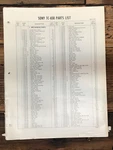 Sony TC-650 Reel To Parts List Manual *original*. Fixed Price $19.97.