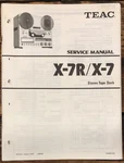 Teac X-7R Reel To Service Manual *original*. Fixed Price $44.97.