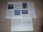 Sony TC-277-4 Quad Open Reel Review, 3 Pgs, 1972, Info. Fixed Price $9.99.