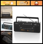 Dual Tape Deck Cassette Player With Stereo Sound, 3-BAND Radio, Usb/tf Playback. Fixed Price $141.99.