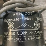 Magneraser Amplicorp Of America Model 200C Magnetic Tape. Fixed Price $56.00.