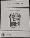 Roberts 770X-SS Reel Parts Only Service Manual Photocopy. Fixed Price $29.99.