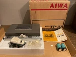 Vintage Aiwa Transistor Tape Recorder TP-31 Original Box/ Manual-works. Fixed Price $69.99.
