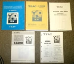 Original Teac A-3340S Service Manuals W/ Schematics, Parts List, Complete Ex. Fixed Price $144.99.